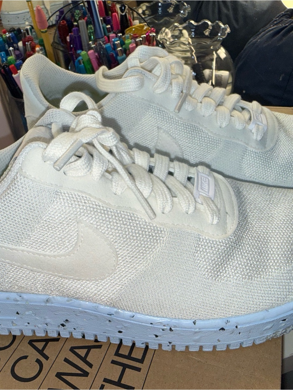 Nike Low-Top Sneakers in Cream
